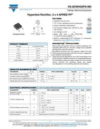 VS-8CWH02FNTRR-M3 Datasheet Cover