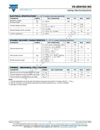 VS-8DKH02-M3/H Datasheet Page 2