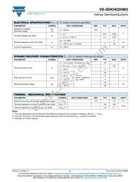 VS-8DKH02HM3/H Datasheet Page 2