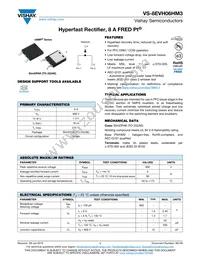 VS-8EVH06HM3/I Datasheet Cover