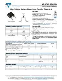VS-8EWS16SLHM3 Datasheet Cover