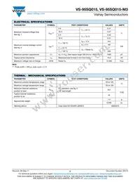 VS-95SQ015TR Datasheet Page 2