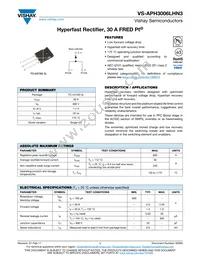 VS-APH3006LHN3 Datasheet Cover