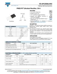 VS-APU3006LHN3 Datasheet Cover