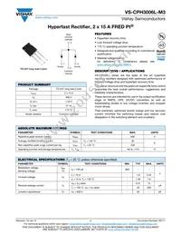 VS-CPH6006L-M3 Datasheet Cover