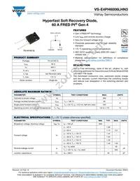 VS-E4PH6006LHN3 Datasheet Cover