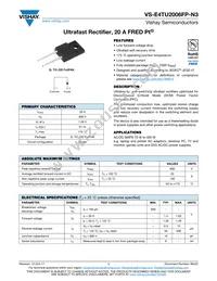 VS-E4TU2006FP-N3 Datasheet Cover