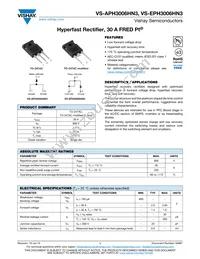 VS-EPH3006HN3 Datasheet Cover