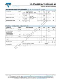 VS-EPU6006-N3 Datasheet Page 2