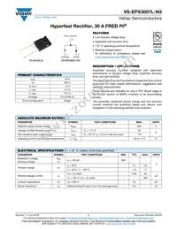 VS-EPX3007L-N3 Datasheet Cover