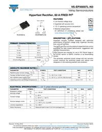 VS-EPX6007L-N3 Datasheet Cover