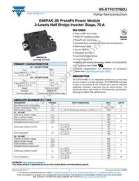 VS-ETF075Y60U Datasheet Cover