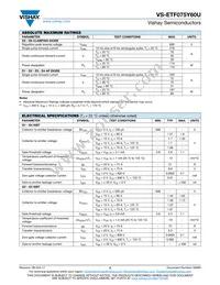 VS-ETF075Y60U Datasheet Page 2