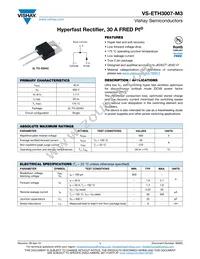 VS-ETH3007-M3 Datasheet Cover