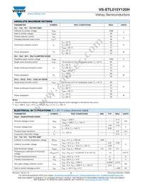 VS-ETL015Y120H Datasheet Page 2