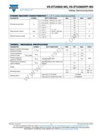 VS-ETU0805FP-M3 Datasheet Page 2
