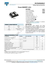 VS-FA40SA50LC Datasheet Cover