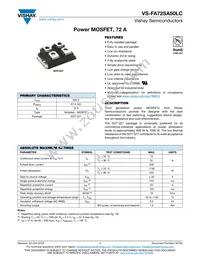 VS-FA72SA50LC Datasheet Cover