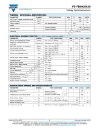 VS-FB190SA10 Datasheet Page 2