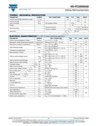 VS-FC220SA20 Datasheet Page 2