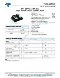 VS-FC420SA15 Cover