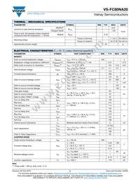 VS-FC80NA20 Datasheet Page 2