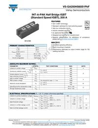 VS-GA200HS60S1 Datasheet Cover