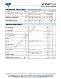 VS-GB100TH120U Datasheet Page 2