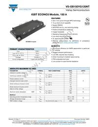 VS-GB150YG120NT Datasheet Cover