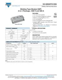 VS-GB300TH120N Datasheet Cover