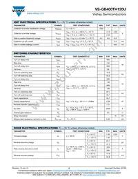 VS-GB400TH120U Datasheet Page 2