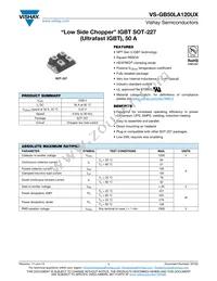 VS-GB50LA120UX Datasheet Cover