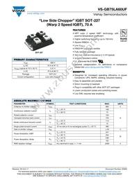 VS-GB75LA60UF Cover