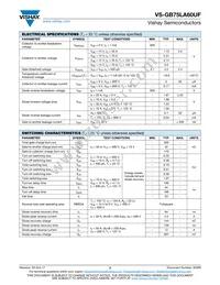 VS-GB75LA60UF Datasheet Page 2