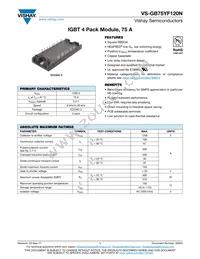 VS-GB75YF120N Datasheet Cover