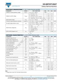 VS-GB75YF120UT Datasheet Page 2