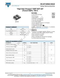 VS-GT100NA120UX Datasheet Cover