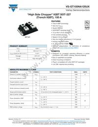 VS-GT105NA120UX Datasheet Cover