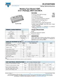 VS-GT400TH60N Datasheet Cover