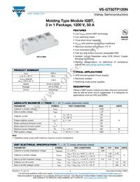 VS-GT50TP120N Datasheet Cover