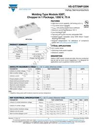 VS-GT75NP120N Datasheet Cover