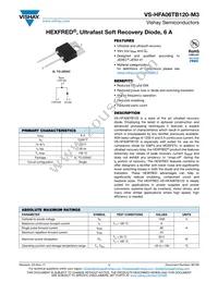 VS-HFA06TB120-M3 Datasheet Cover