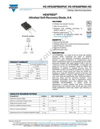 VS-HFA08PB60-N3 Datasheet Cover