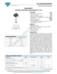 VS-HFA08TA60CSPBF Datasheet Cover
