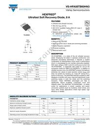 VS-HFA08TB60HN3 Datasheet Cover