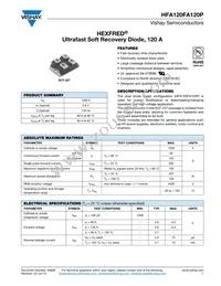 VS-HFA120FA120P Datasheet Cover
