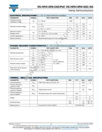 VS-HFA12PA120CPBF Datasheet Page 2