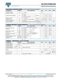 VS-HFA15TB60-M3 Datasheet Page 2