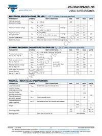VS-HFA16PA60C-N3 Datasheet Page 2