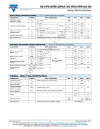 VS-HFA16PB120PBF Datasheet Page 2